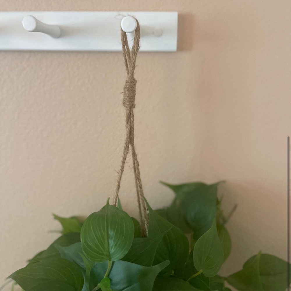 🪴Hanging boho style faux soft potted plant - Picture 3 of 4